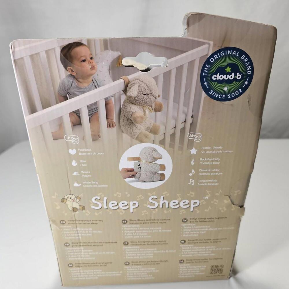 Cloud b Sleep Sheep On The Go White Noise Sound Machine New in Box Damaged Box - Picture 6 of 8